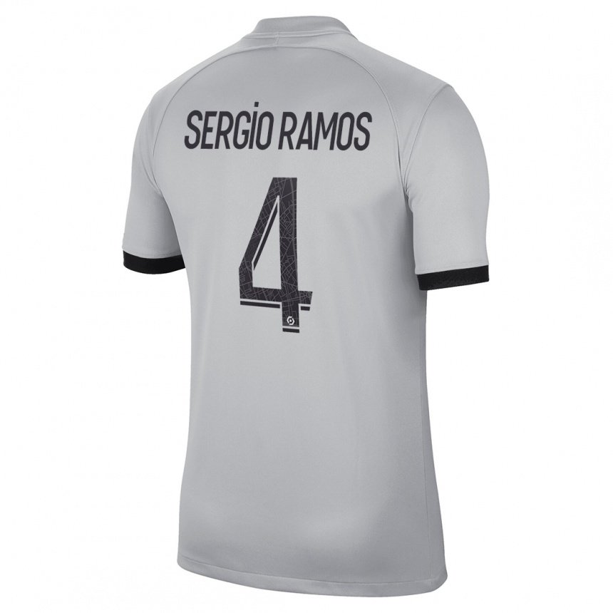Niño Camiseta Sergio #4 Gris Equipación 2022/23 La Camisa Argentina