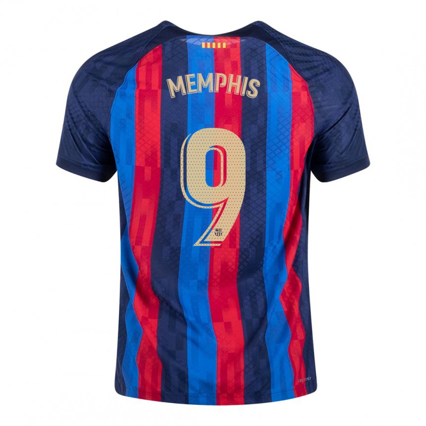 Hombre Camiseta Memphis #9 Azul 1ª 2022/23 Camisa Argentina