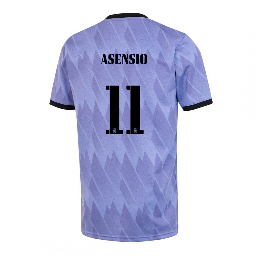 Hombre Camiseta Marco #11 Púrpura Negro 2ª Equipación 2022/23 Camisa Argentina
