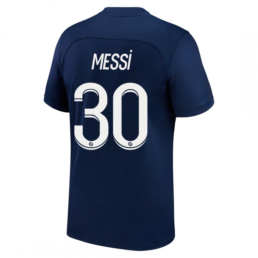 Mujer Camiseta Messi Azul Oscuro Rojo 1ª Equipación 2022/23 Argentina