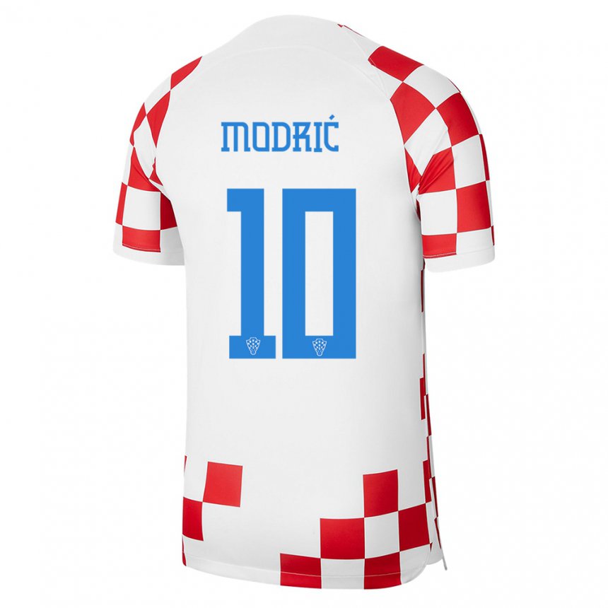 Transparentemente Recuperar Deportista Niño Camiseta Croacia Luka Modric #10 Rojo Blanco 1ª Equipación 22-24 La  Camisa Argentina