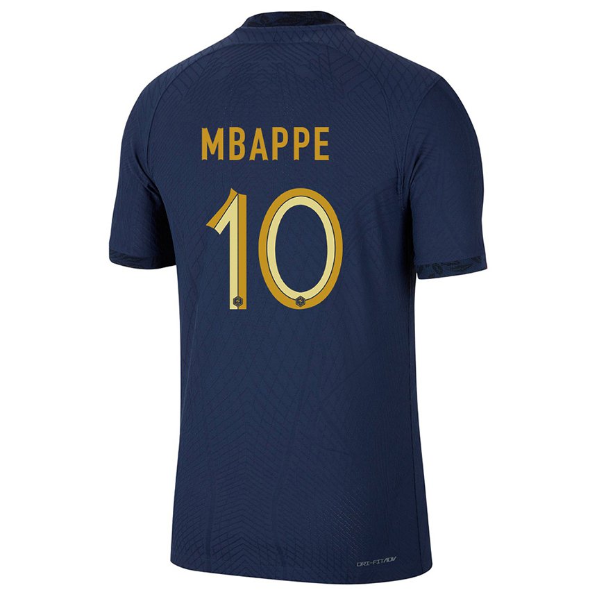 Camiseta Francia Kylian Mbappe Azul Marino Equipación 22-24 La Camisa Argentina