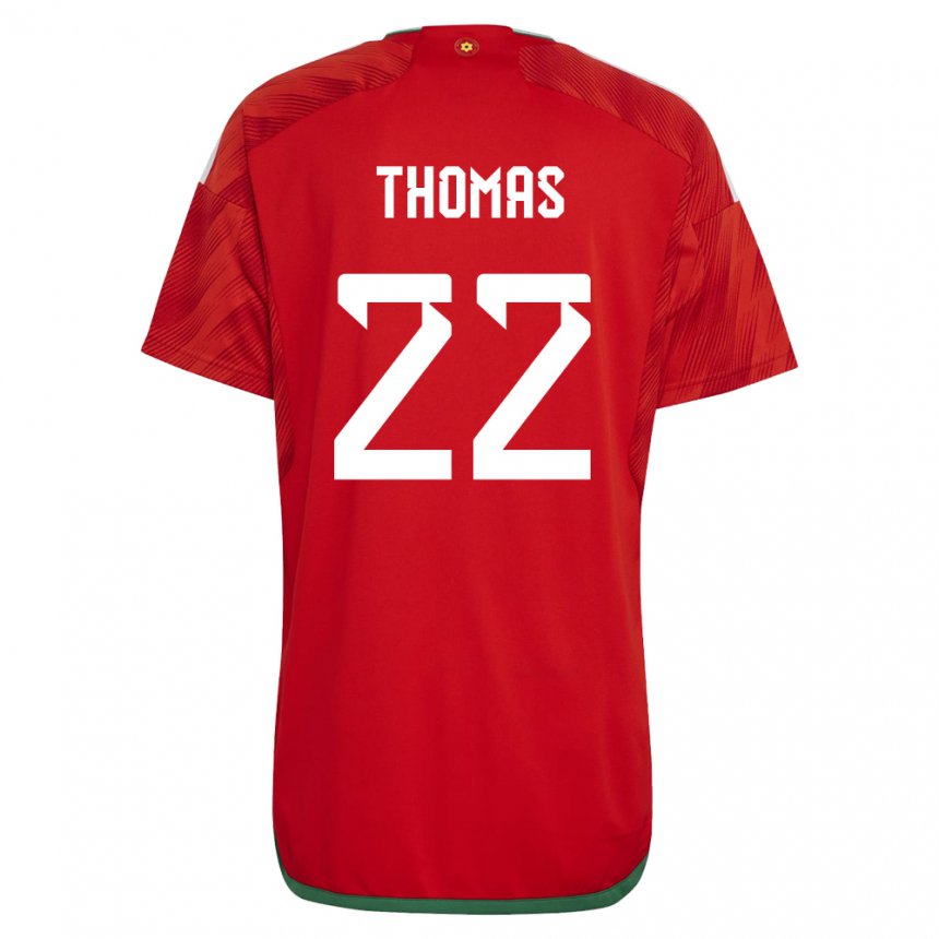 Niño Camiseta Gales Sorba Thomas #22 Rojo 1ª Equipación 22-24 La Camisa Argentina