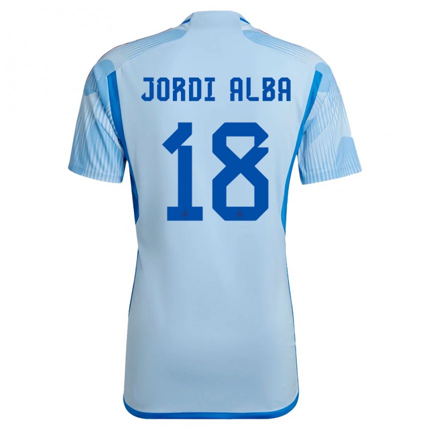 Niño Camiseta España Su nombre #0 Cielo Azul 2ª Equipación 22-24 La Camisa