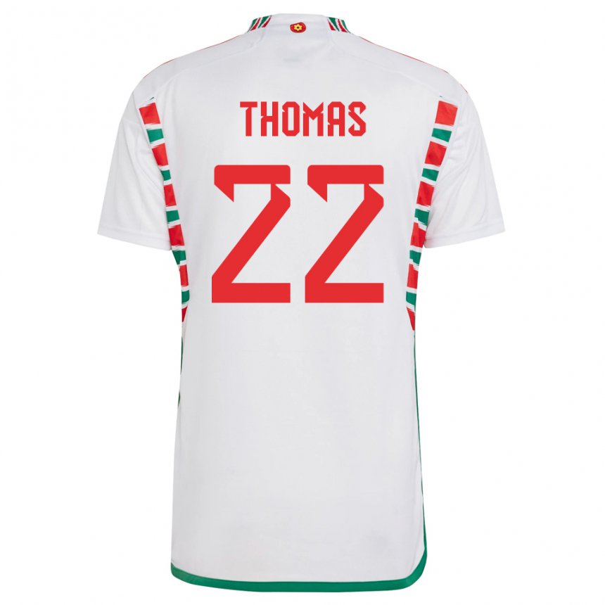 Niño Camiseta Gales Sorba Thomas #22 Blanco 2ª Equipación 22-24 La Camisa Argentina