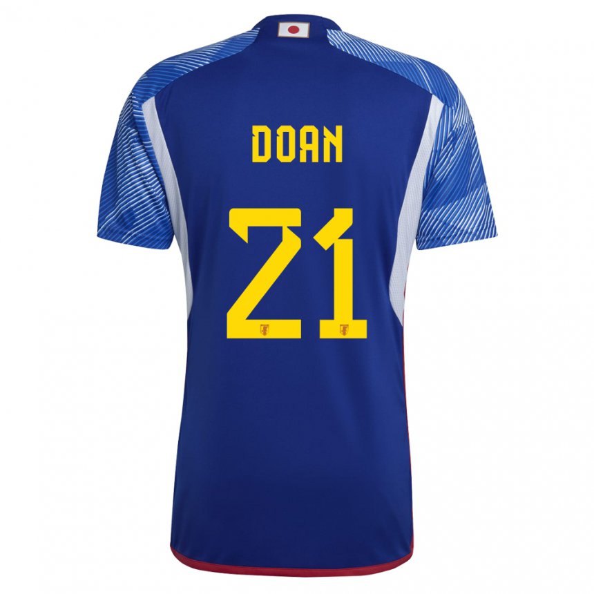 Hombre Camiseta Japón Ritsu Doan #21 Azul Real 1ª Equipación 22-24 La Camisa Argentina