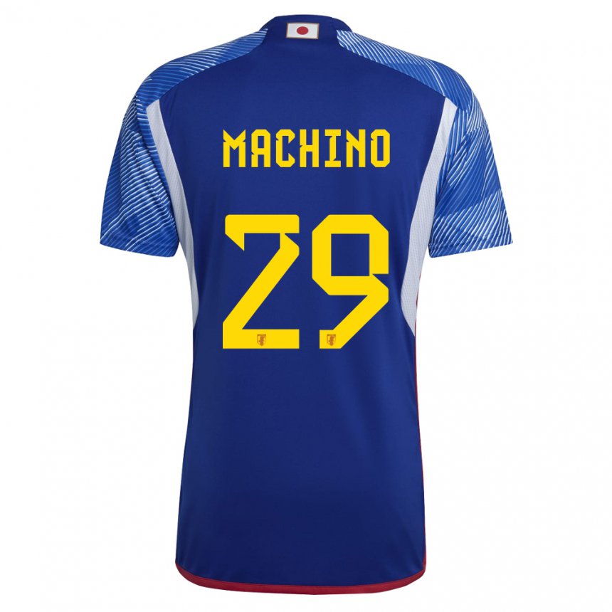 Hombre Camiseta Japón Shuto Machino #29 Azul Real 1ª Equipación 22-24 La Camisa Argentina