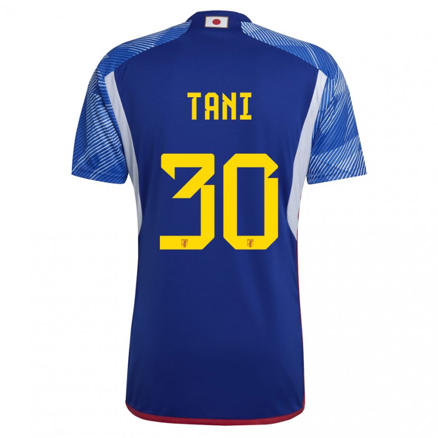 Hombre Camiseta Japón Kosei Tani #30 Azul Real 1ª Equipación 22-24 La Camisa Argentina