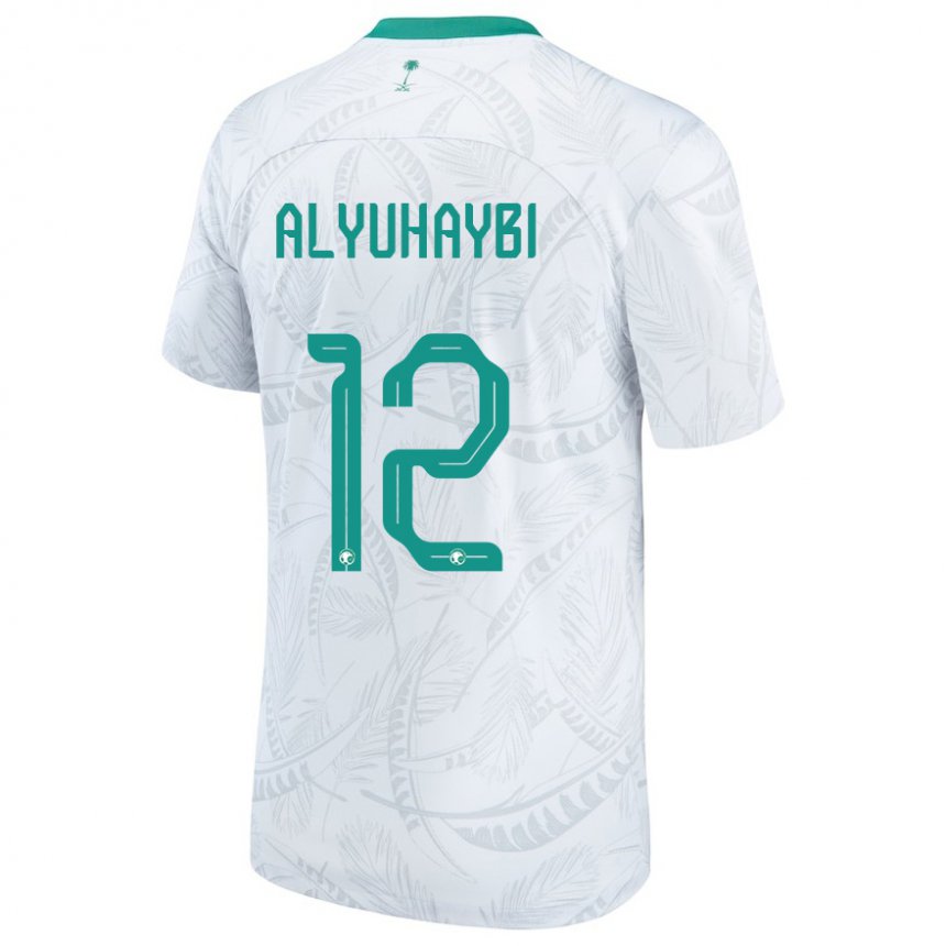 Niño Camiseta Arabia Saudita Ammar Alyuhaybi #12 Blanco 1ª Equipación 22-24 La Camisa Argentina