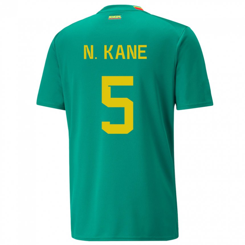 Niño Camiseta Senegal Ndeye Ndiaye Kane #5 Verde 2ª Equipación 22-24 La Camisa Argentina