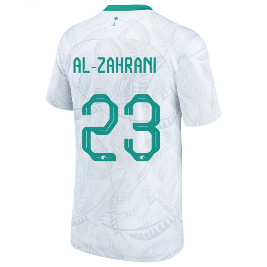 Hombre Camiseta Arabia Saudita Tahani Al Zahrani #23 Blanco 1ª Equipación 22-24 La Camisa Argentina