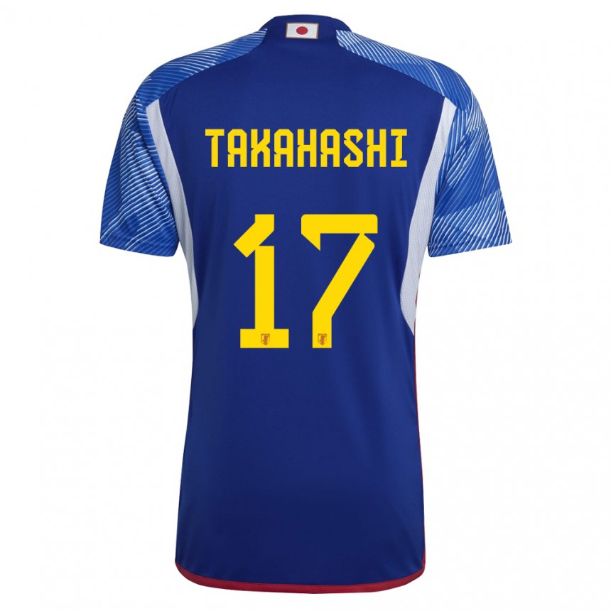 Hombre Camiseta Japón Hana Takahashi #17 Azul Real 1ª Equipación 22-24 La Camisa Argentina