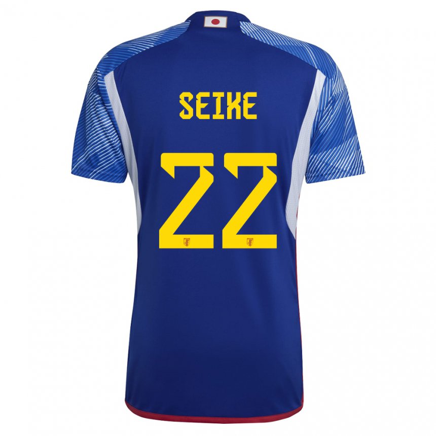 Hombre Camiseta Japón Kiko Seike #22 Azul Real 1ª Equipación 22-24 La Camisa Argentina