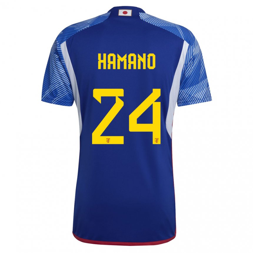 Hombre Camiseta Japón Maika Hamano #24 Azul Real 1ª Equipación 22-24 La Camisa Argentina