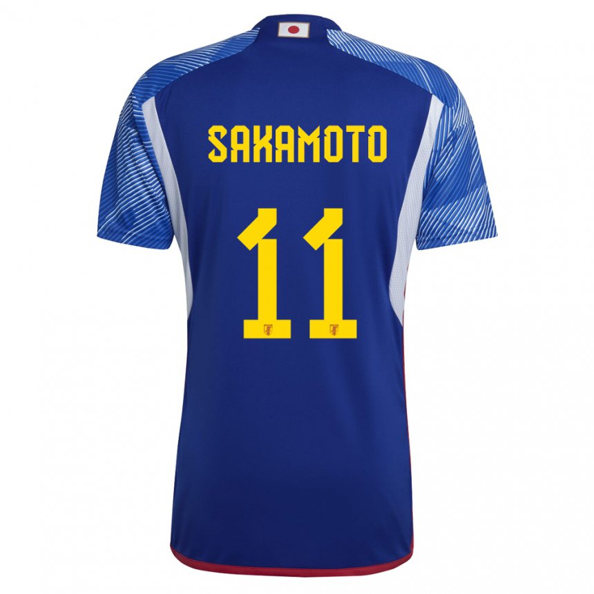Hombre Camiseta Japón Isa Sakamoto #11 Azul Real 1ª Equipación 22-24 La Camisa Argentina