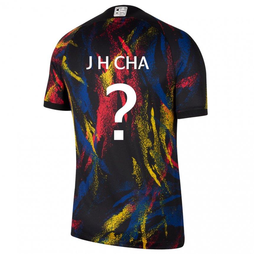 Hombre Camiseta Corea Del Sur Cha Je Hoon #0 Multicolor 2ª Equipación 22-24 La Camisa Argentina