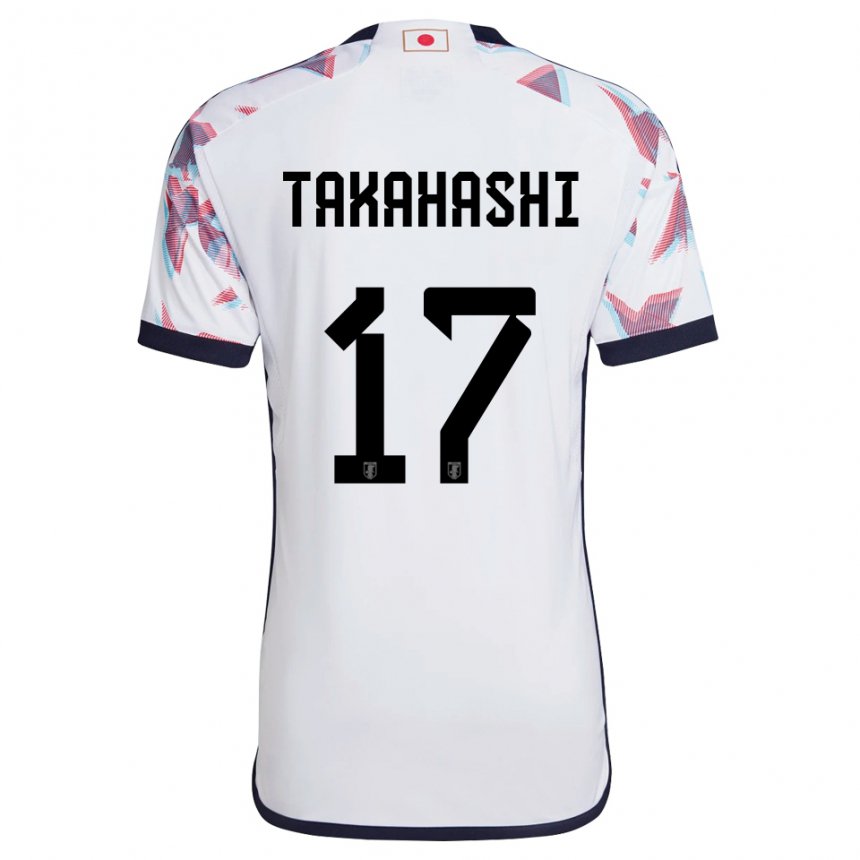 Hombre Camiseta Japón Hana Takahashi #17 Blanco 2ª Equipación 22-24 La Camisa Argentina