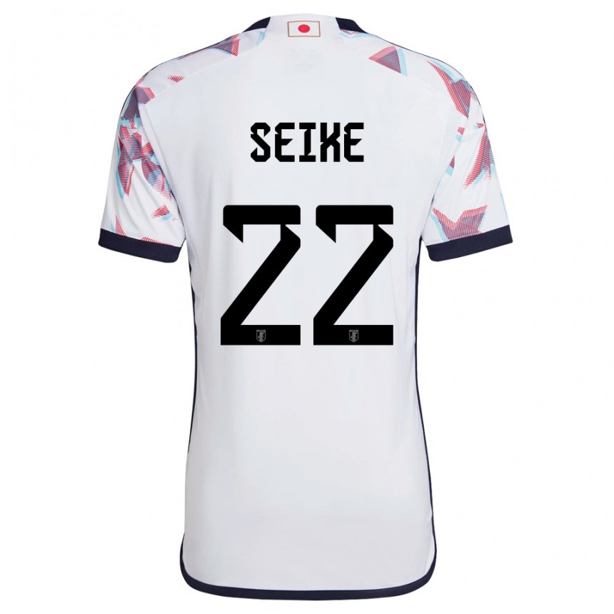 Hombre Camiseta Japón Kiko Seike #22 Blanco 2ª Equipación 22-24 La Camisa Argentina