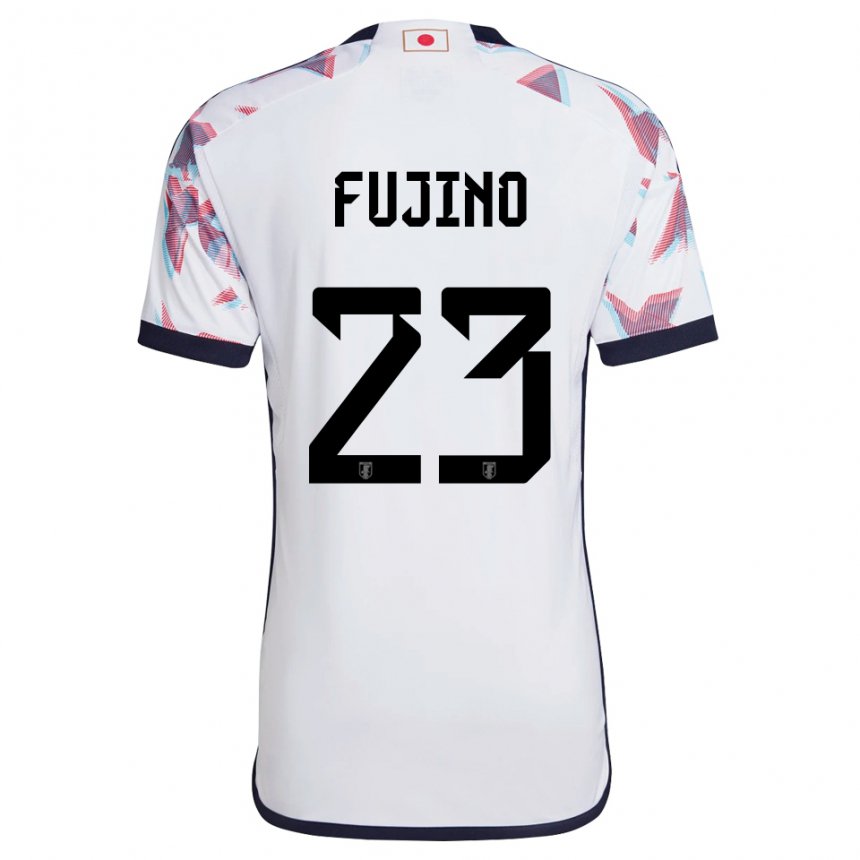 Hombre Camiseta Japón Aoba Fujino #23 Blanco 2ª Equipación 22-24 La Camisa Argentina