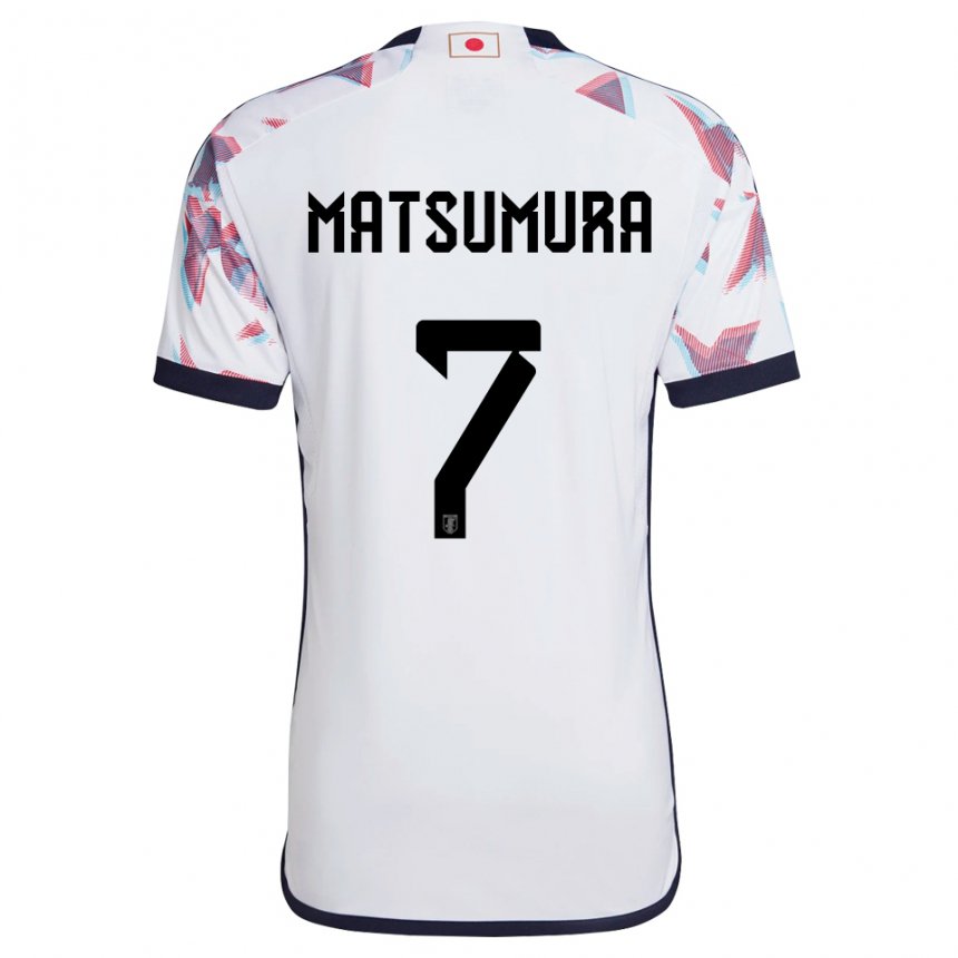 Hombre Camiseta Japón Kosuke Matsumura #7 Blanco 2ª Equipación 22-24 La Camisa Argentina