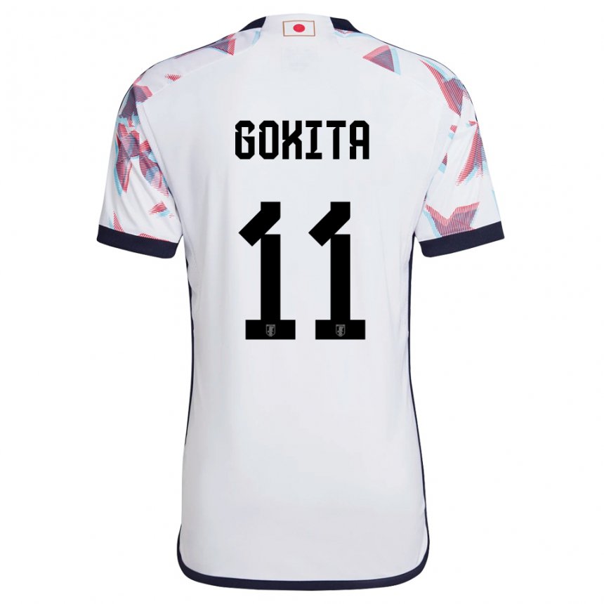 Hombre Camiseta Japón Kishin Gokita #11 Blanco 2ª Equipación 22-24 La Camisa Argentina