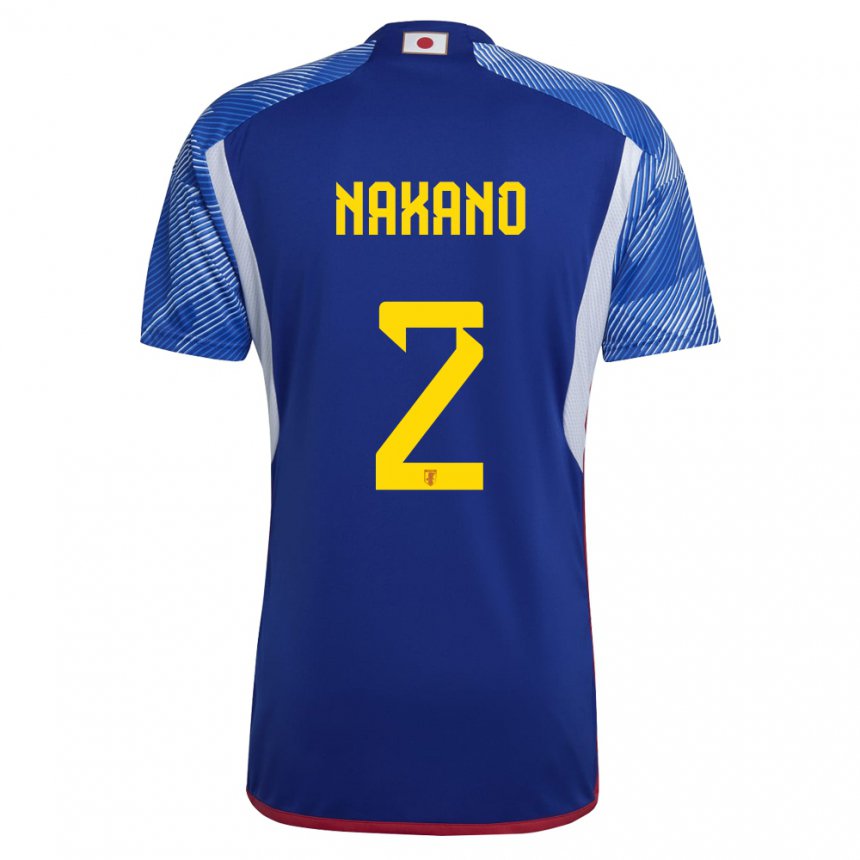 Mujer Camiseta Japón Shinya Nakano #2 Azul Real 1ª Equipación 22-24 La Camisa Argentina