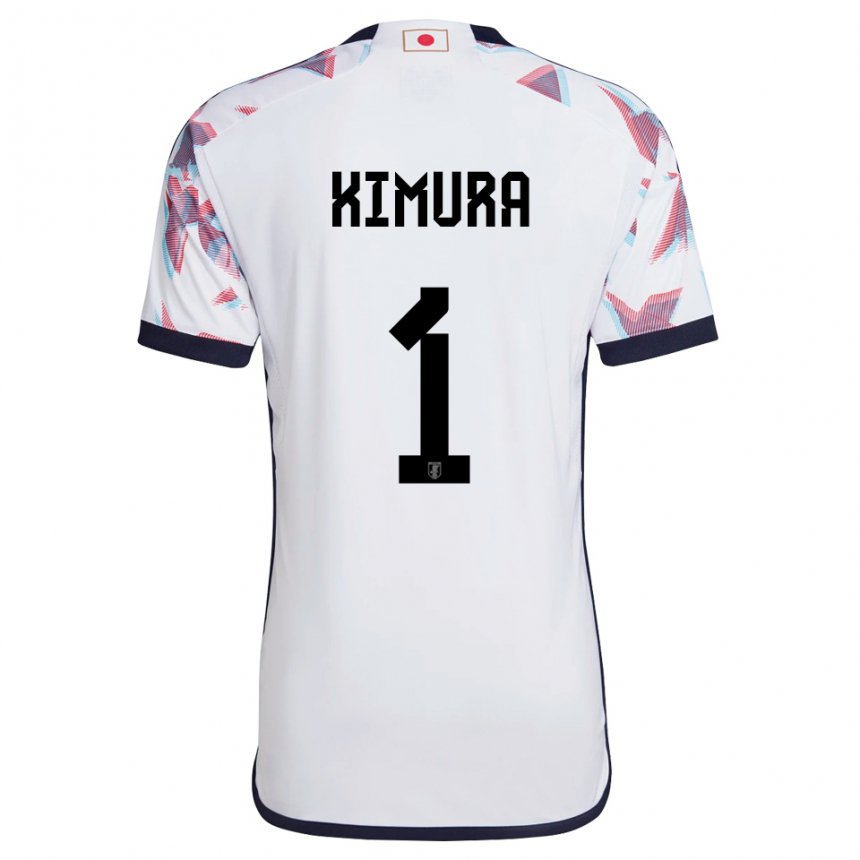 Mujer Camiseta Japón Ryoya Kimura #1 Blanco 2ª Equipación 22-24 La Camisa Argentina