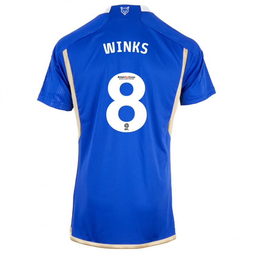 Niño Camiseta Harry Winks #8 Azul 1ª Equipación 2023/24 La Camisa Argentina
