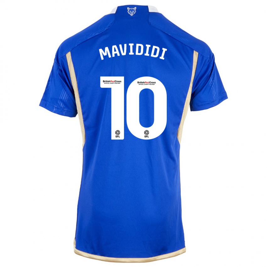 Niño Camiseta Stephy Mavididi #10 Azul 1ª Equipación 2023/24 La Camisa Argentina