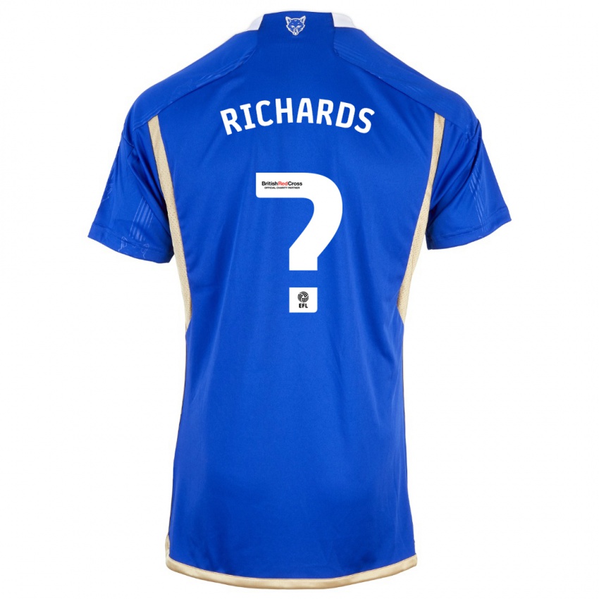 Niño Camiseta Amani Richards #0 Azul 1ª Equipación 2023/24 La Camisa Argentina