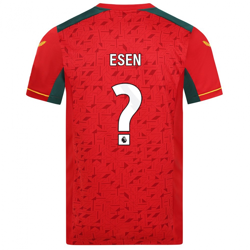 Niño Camiseta Josh Esen #0 Rojo 2ª Equipación 2023/24 La Camisa Argentina