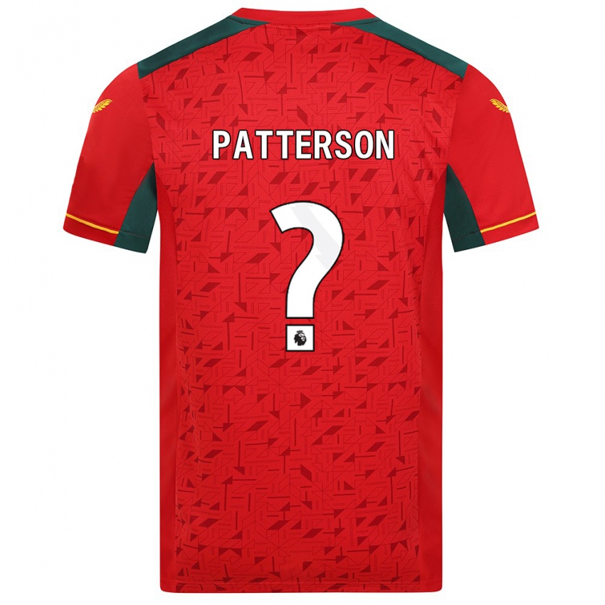 Niño Camiseta Lennon Patterson #0 Rojo 2ª Equipación 2023/24 La Camisa Argentina