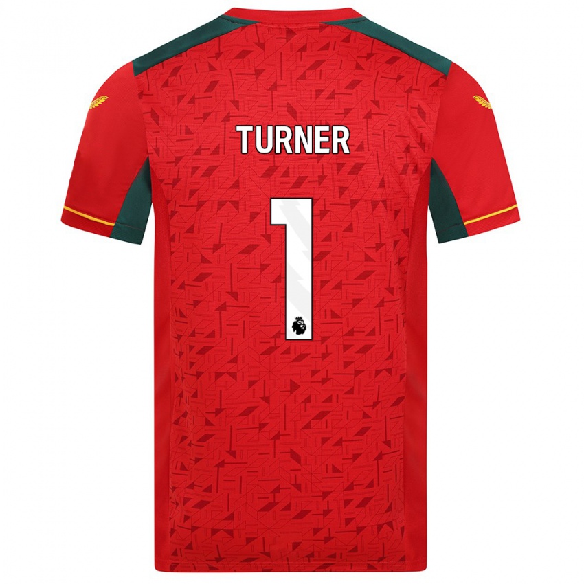 Niño Camiseta Shannon Turner #1 Rojo 2ª Equipación 2023/24 La Camisa Argentina