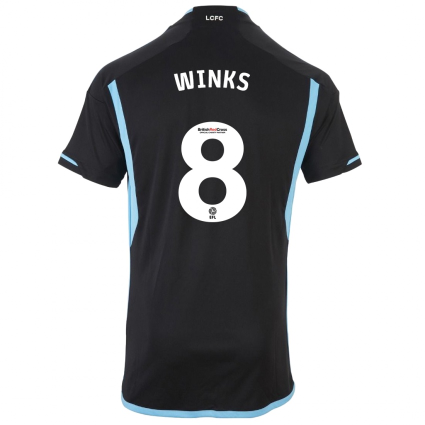 Niño Camiseta Harry Winks #8 Negro 2ª Equipación 2023/24 La Camisa Argentina