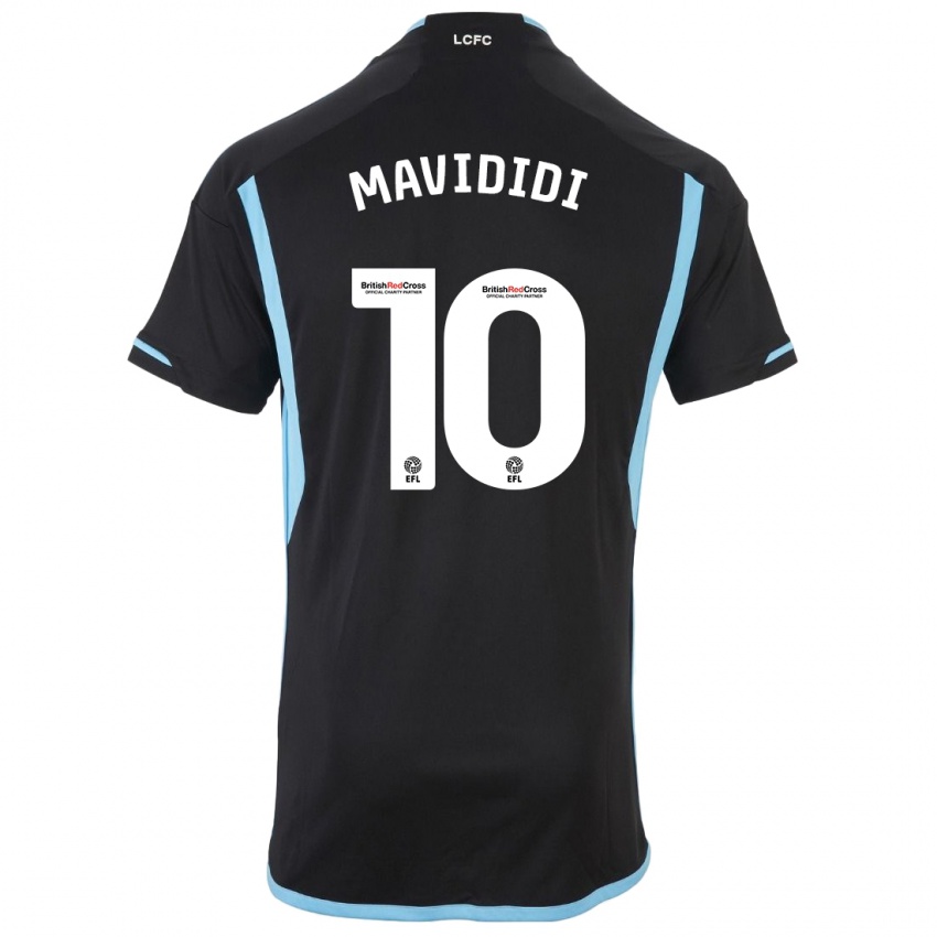 Niño Camiseta Stephy Mavididi #10 Negro 2ª Equipación 2023/24 La Camisa Argentina