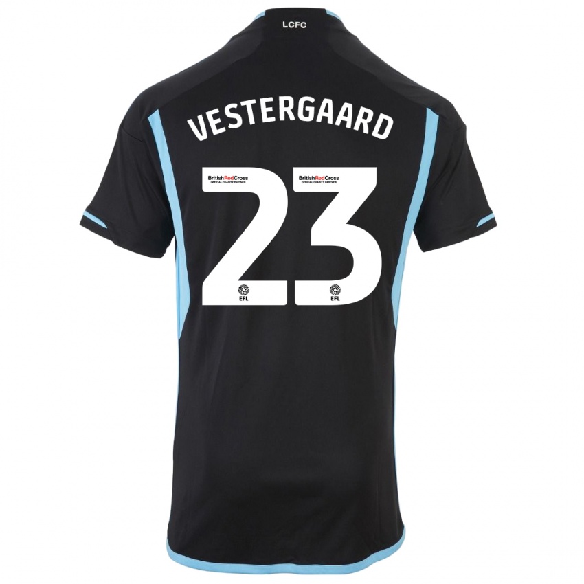 Niño Camiseta Jannik Vestergaard #23 Negro 2ª Equipación 2023/24 La Camisa Argentina