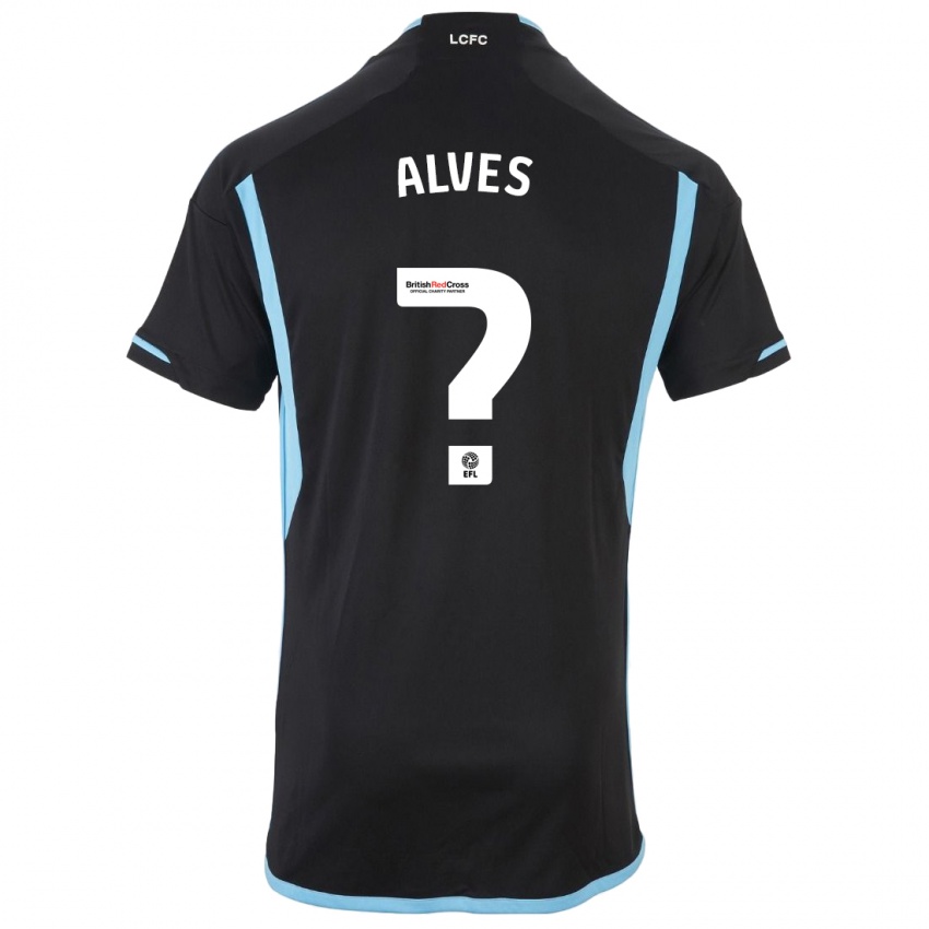 Niño Camiseta Will Alves #0 Negro 2ª Equipación 2023/24 La Camisa Argentina