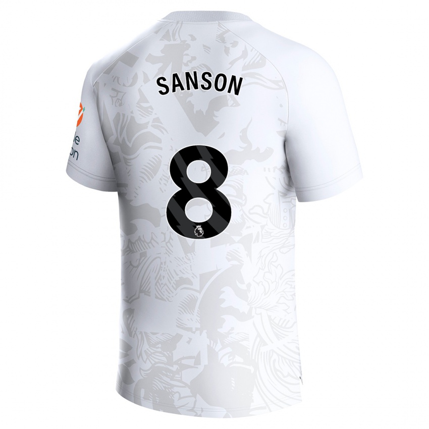 Niño Camiseta Morgan Sanson #8 Blanco 2ª Equipación 2023/24 La Camisa Argentina