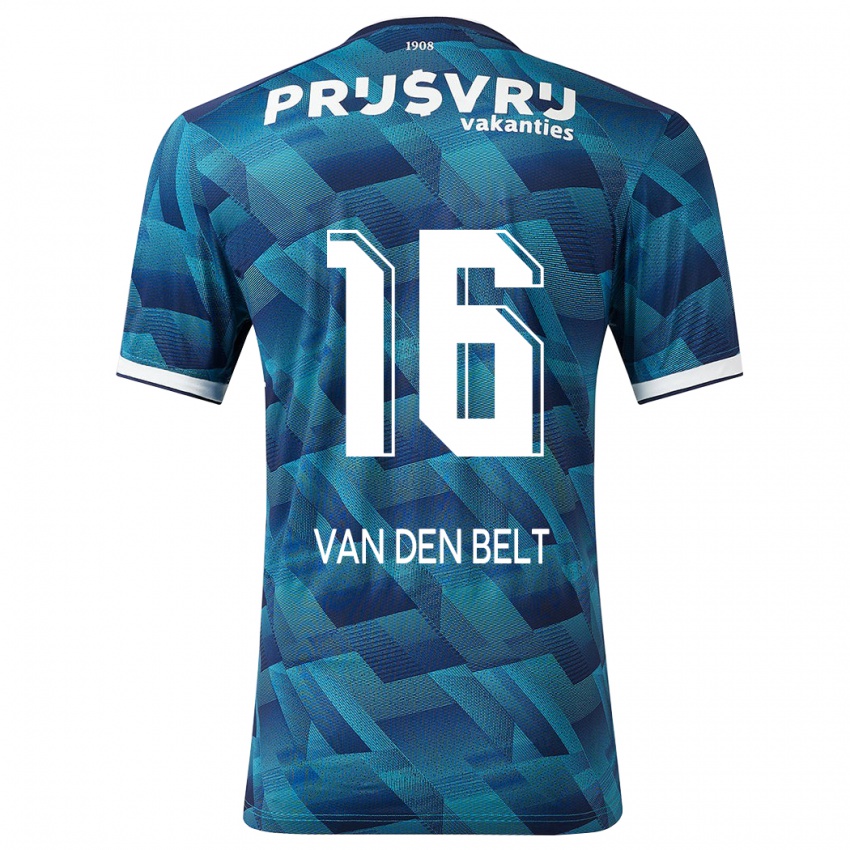 Niño Camiseta Thomas Van Den Belt #16 Azul 2ª Equipación 2023/24 La Camisa Argentina