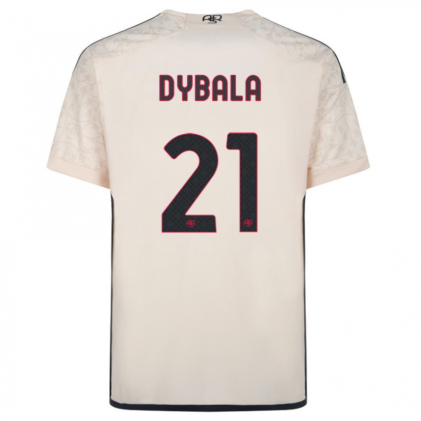Niño Camiseta Paulo Dybala #21 Blanquecino 2ª Equipación 2023/24 La Camisa Argentina