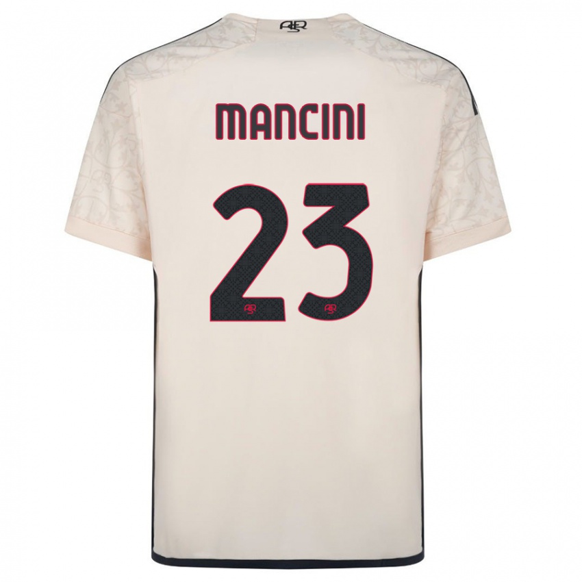 Niño Camiseta Gianluca Mancini #23 Blanquecino 2ª Equipación 2023/24 La Camisa Argentina