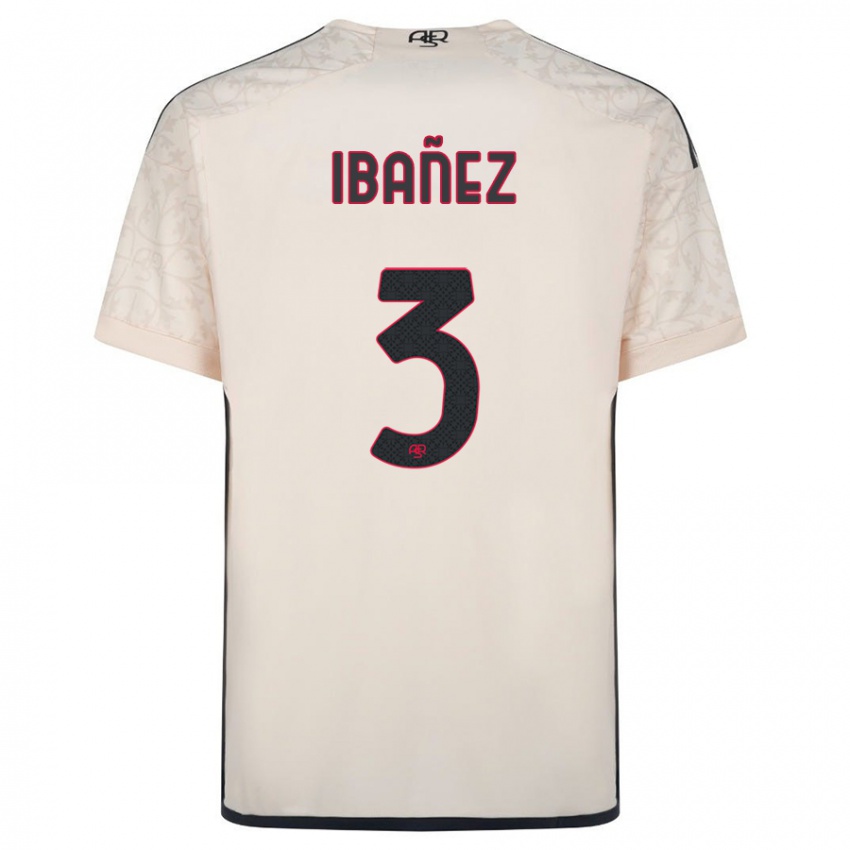 Niño Camiseta Roger Ibanez #3 Blanquecino 2ª Equipación 2023/24 La Camisa Argentina