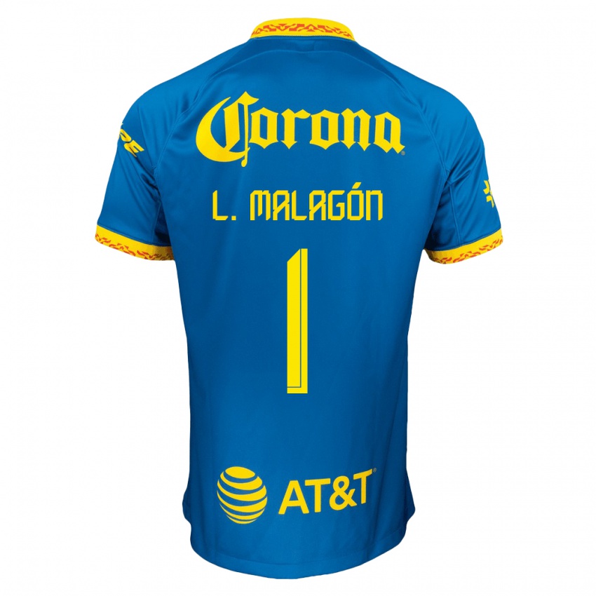 Niño Camiseta Luis Malagón #1 Azul 2ª Equipación 2023/24 La Camisa Argentina