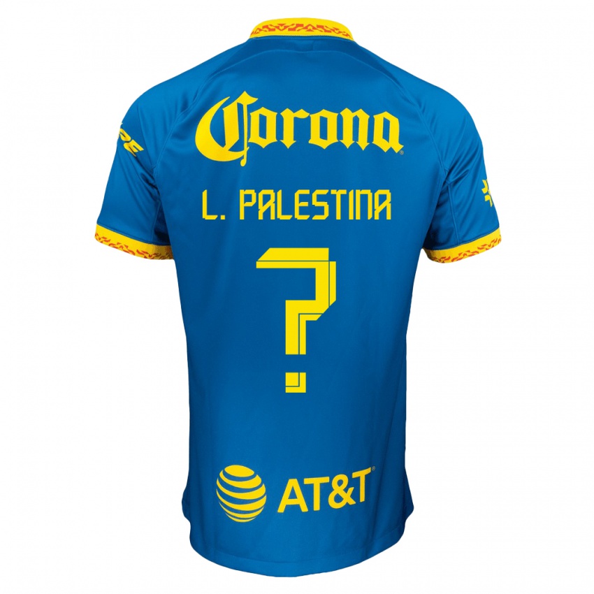 Niño Camiseta Leonardo Palestina #0 Azul 2ª Equipación 2023/24 La Camisa Argentina