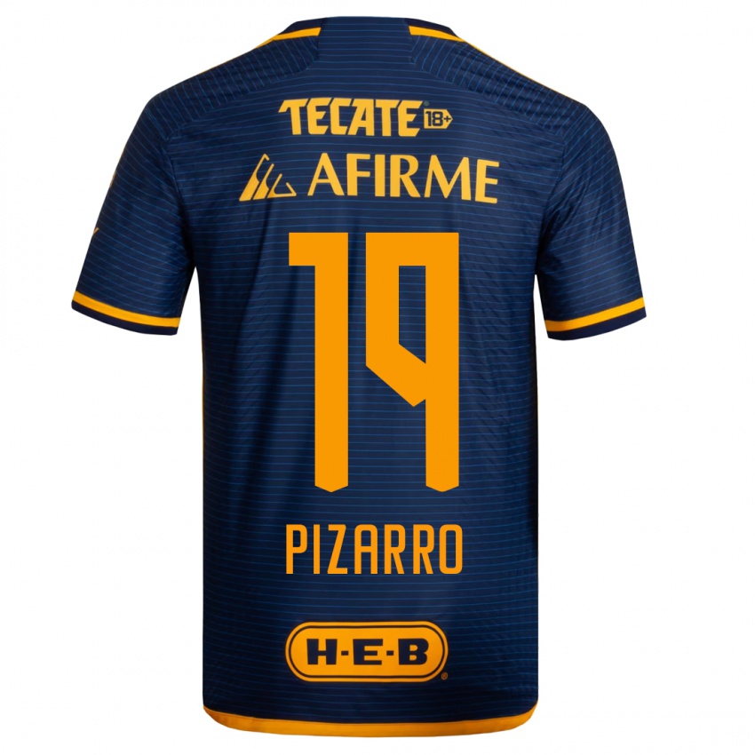 Niño Camiseta Guido Pizarro #19 Azul Oscuro 2ª Equipación 2023/24 La Camisa Argentina