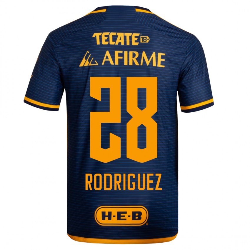 Niño Camiseta Luis Rodriguez #28 Azul Oscuro 2ª Equipación 2023/24 La Camisa Argentina