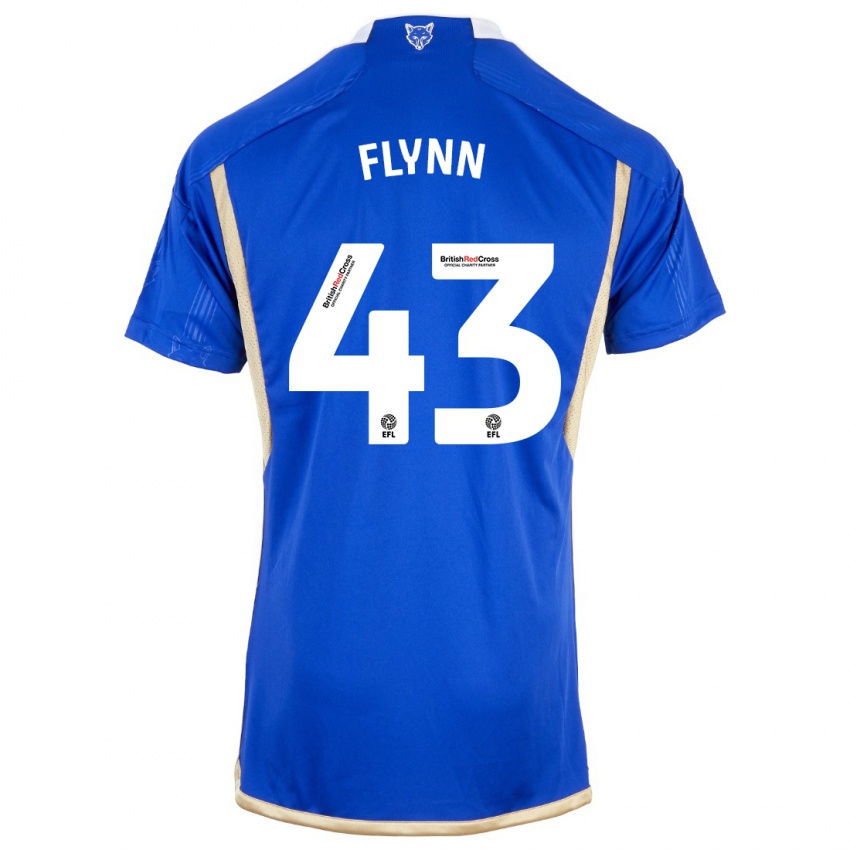 Hombre Camiseta Shane Flynn #43 Azul Real 1ª Equipación 2023/24 La Camisa Argentina
