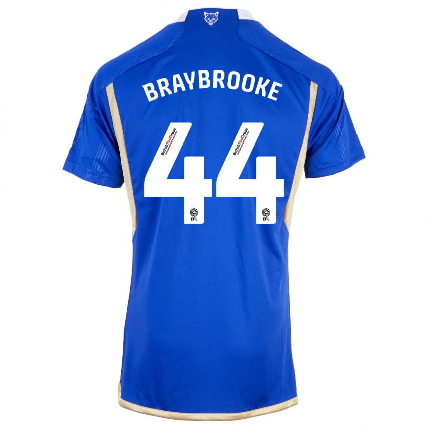 Hombre Camiseta Sammy Braybrooke #44 Azul Real 1ª Equipación 2023/24 La Camisa Argentina