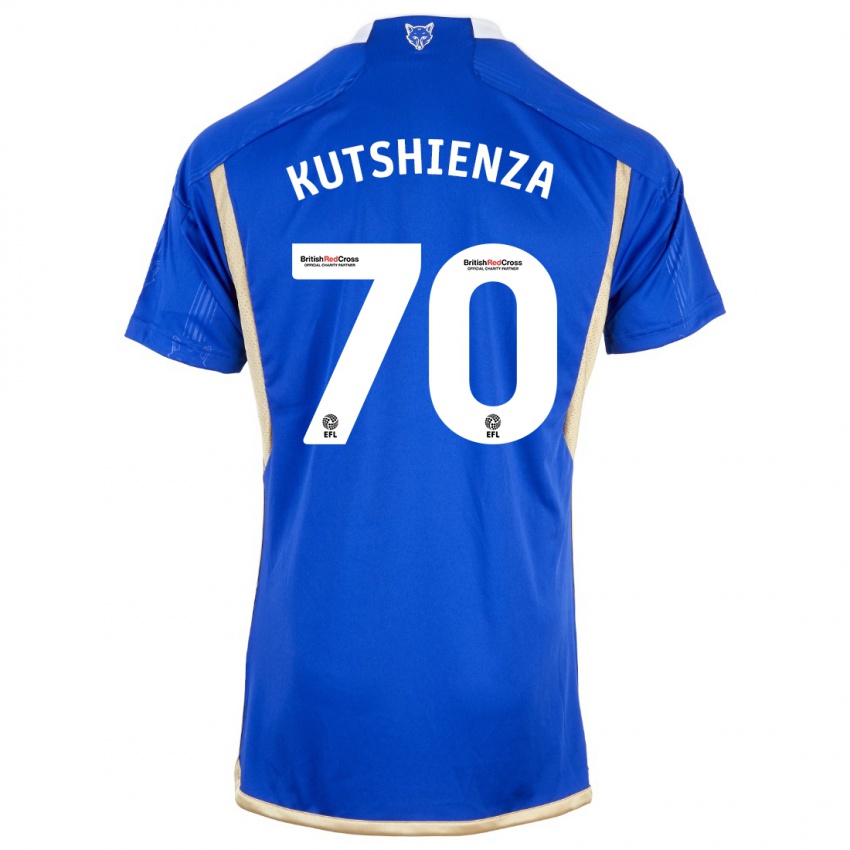 Hombre Camiseta Jesper Kutshienza #70 Azul Real 1ª Equipación 2023/24 La Camisa Argentina