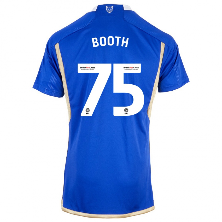 Hombre Camiseta Zach Booth #75 Azul Real 1ª Equipación 2023/24 La Camisa Argentina